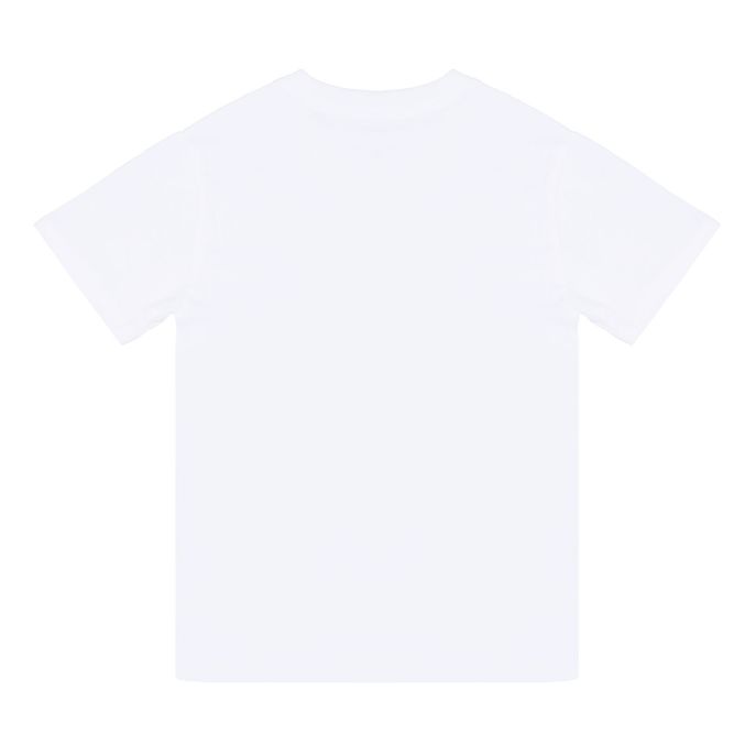 T-SHIRT MEZZA MANICA CON STAMPA LOGO Bambino Bianco