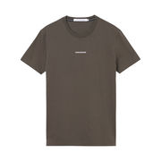 T-SHIRT MICROLOGO GOMMATO Uomo Black Olive T-SHIRT MICROLOGO GOMMATO Uomo Black Olive