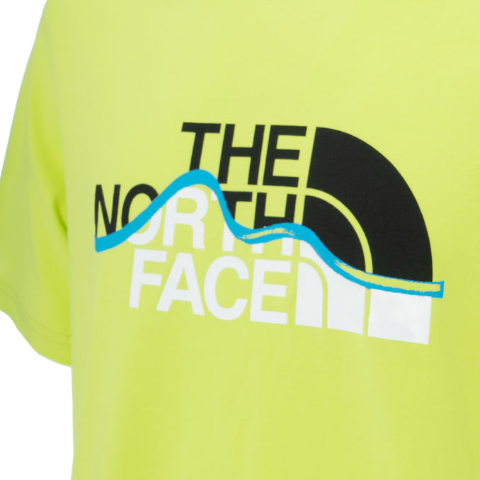 T-SHIRT MOUNTAIN LINE TEE Uomo Sulphur Spring Green