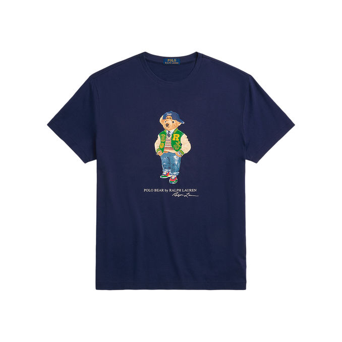 T-SHIRT ORSETTO PATCH Uomo Newport Navy Vrsy