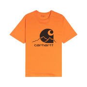 T-SHIRT OUTDOOR Uomo Arancione Nero T-SHIRT OUTDOOR Uomo Arancione Nero
