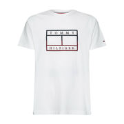 T-SHIRT OUTLINE LINEAR FLAG Uomo Bianco T-SHIRT OUTLINE LINEAR FLAG Uomo Bianco