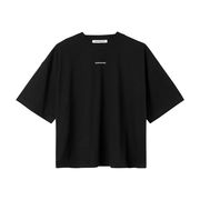 T-SHIRT OVER MICRO BRANDING Donna Black T-SHIRT OVER MICRO BRANDING Donna Black