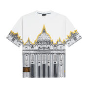 T-SHIRT OVER STAMPA SAN PIETRO Uomo Bianco T-SHIRT OVER STAMPA SAN PIETRO Uomo Bianco
