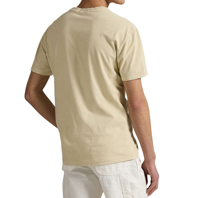 T-SHIRT PERSONALIZZATA SLIM CON TASCA TINTA MINERALE