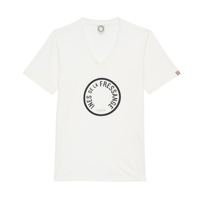 T-SHIRT PIA Donna Ecru Black