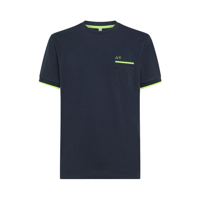 T-SHIRT PROFILI SOTTILI Uomo Navy Blue
