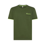 T-SHIRT PROFILI SOTTILI Uomo Verde  T-SHIRT PROFILI SOTTILI Uomo Verde