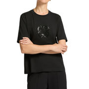 T-SHIRT RELAXED FIT CON RICAMO MONOGRAM T-SHIRT RELAXED FIT CON RICAMO MONOGRAM