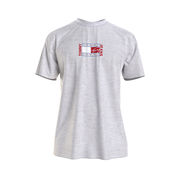 T-SHIRT RICAMO TIMELESS FLAG Uomo Silver grey heather T-SHIRT RICAMO TIMELESS FLAG Uomo Silver grey heather