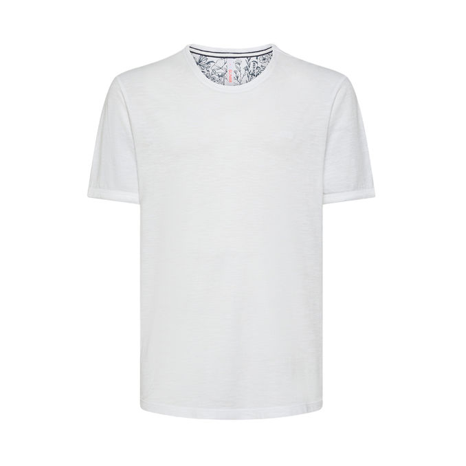 T-SHIRT ROUND BOTTOM Uomo Bianco