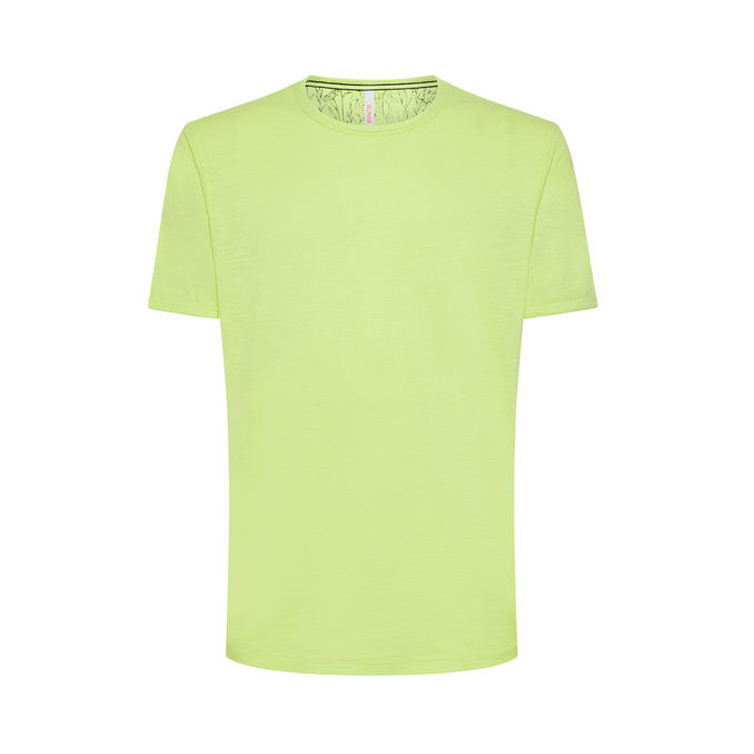 T-SHIRT ROUND BOTTOM Uomo Lime