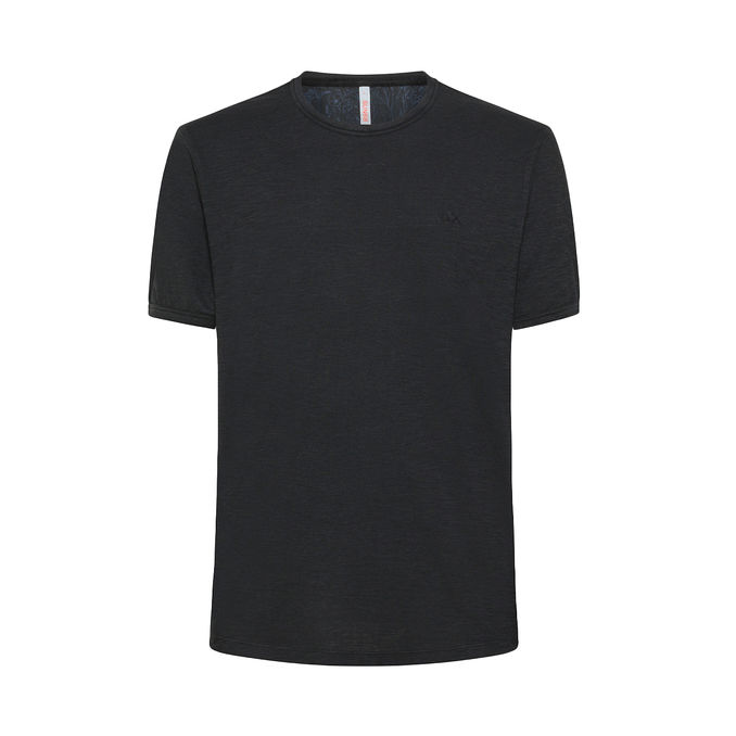 T-SHIRT ROUND BOTTOM Uomo Nero