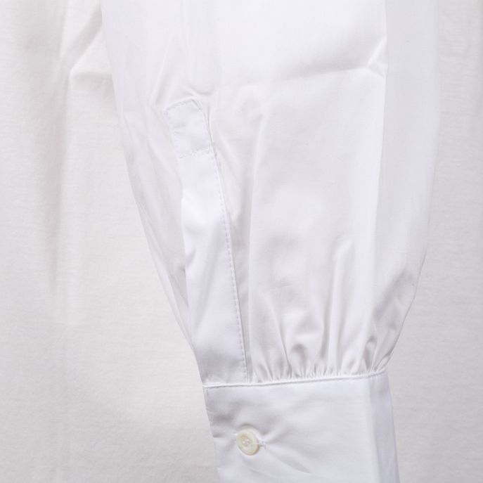 T-SHIRT SAX CON SCOLLO A BARCA E MANICHE IN POPELINE Donna Bianco