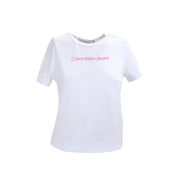 T-SHIRT SHRUNKEN INSTITUTIONAL Donna Bianco T-SHIRT SHRUNKEN INSTITUTIONAL Donna Bianco