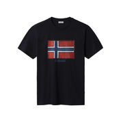 T-SHIRT SIROL CON STAMPA FLAG Uomo Blu Marine T-SHIRT SIROL CON STAMPA FLAG Uomo Blu Marine