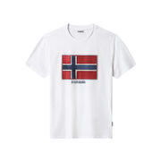 T-SHIRT SIROL CON STAMPA FLAG Uomo Bright White T-SHIRT SIROL CON STAMPA FLAG Uomo Bright White