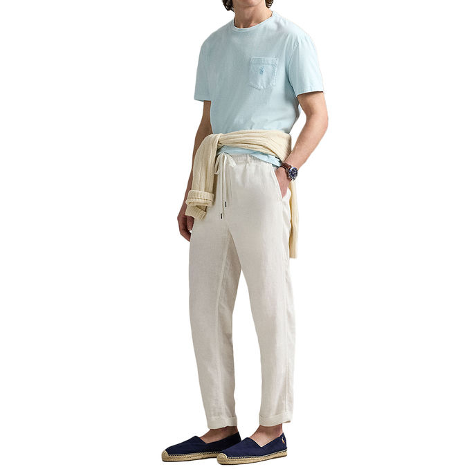 T-SHIRT SLIM FIT CON TASCHINO Uomo Sky