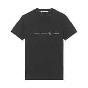 T-SHIRT SLIM REPEAT LOGO Uomo Black T-SHIRT SLIM REPEAT LOGO Uomo Black