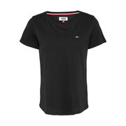 T-SHIRT SOFT JERSEY LOGO PICCOLO Donna Nero T-SHIRT SOFT JERSEY LOGO PICCOLO Donna Nero