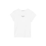 T-SHIRT STACKED LOGO TIGHT Donna Bright White T-SHIRT STACKED LOGO TIGHT Donna Bright White