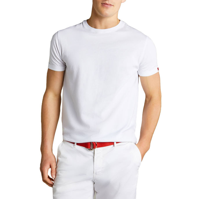 T-SHIRT TRAVEL Uomo Bianco Rosso