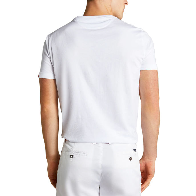 T-SHIRT TRAVEL Uomo Bianco Rosso