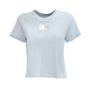 T-SHIRT TWO TONE LOGO BOX Donna Shore Blue T-SHIRT TWO TONE LOGO BOX Donna Shore Blue