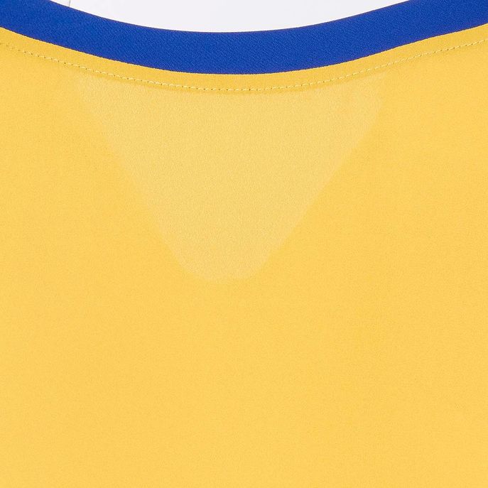 TANK TOP IN GEORGETTE CON PROFILO A CONTRASTO Donna Girasole Blu iris