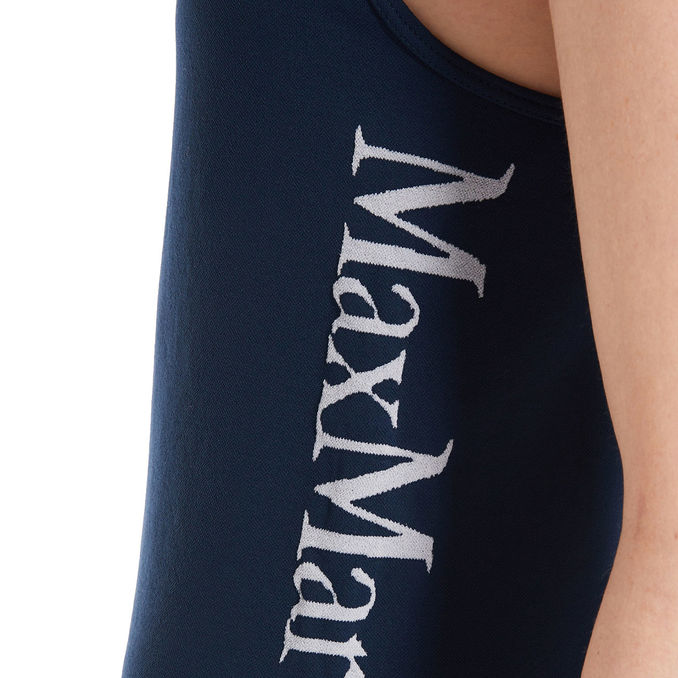 TOP FORTUNA CON LOGO LATERALE Donna Blu