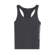 TOP FORTUNA CON LOGO LATERALE Donna Grigio Scuro TOP FORTUNA CON LOGO LATERALE Donna Grigio Scuro