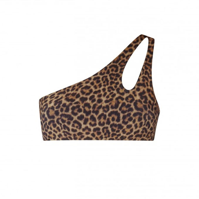 TOP ISABELLE MONOSPALLA ANIMALIER