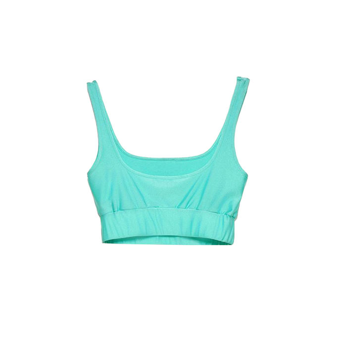 TOP LYCRA STAMPA Donna Verde Menta