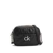 TRACOLLA CAMERA BAG LOGO TRAPUNTATO Donna Nero TRACOLLA CAMERA BAG LOGO TRAPUNTATO Donna Nero