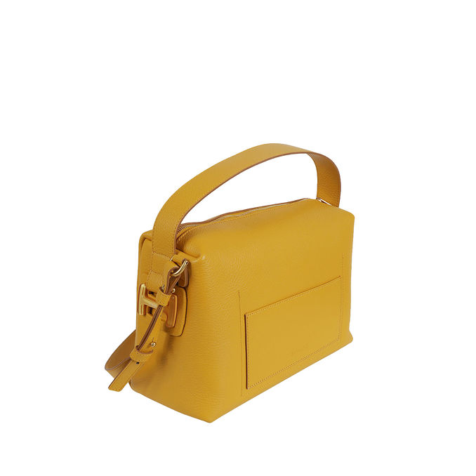 TRACOLLA H-BAG MAXI CAMERA H PLEXI Donna Giallo