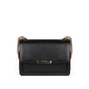 TRACOLLA JADE IN PELLE LISCIA CON CATENA Donna Black TRACOLLA JADE IN PELLE LISCIA CON CATENA Donna Black