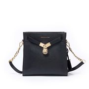 TRACOLLA NOUVEAU HAMILTON IN PELLE CON LUCCHETTO Donna Black TRACOLLA NOUVEAU HAMILTON IN PELLE CON LUCCHETTO Donna Black