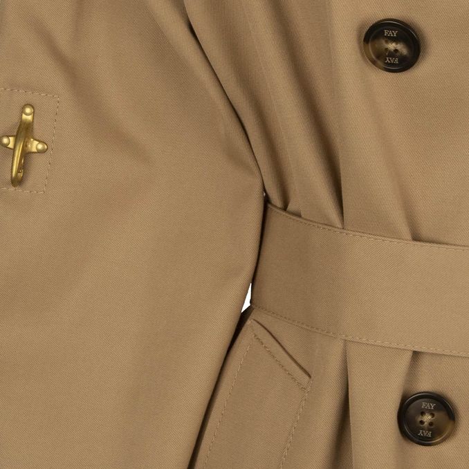 TRENCH CORTO CITY Donna Canapa