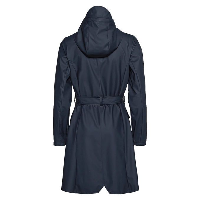 TRENCH CURVE SLIM CON CINTURA Unisex Navy