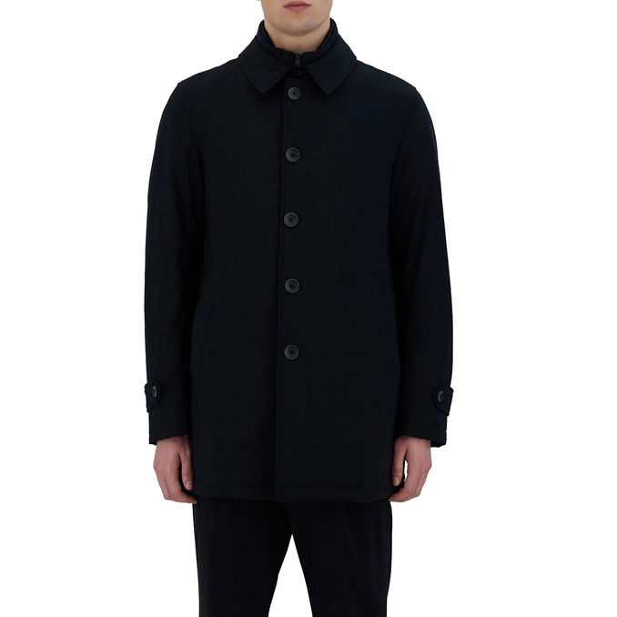 TRENCH IMPERMEABILE IN WASHINGTON Uomo Blu Navy