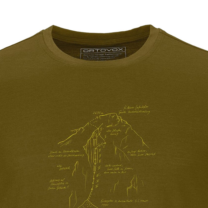 TSHIRT 120 TEC LAFATSCHER Uomo Green Moss