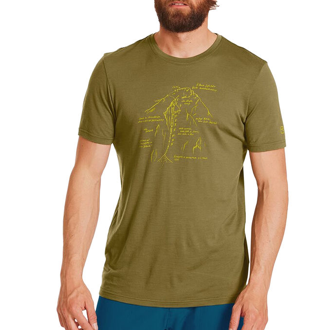 TSHIRT 120 TEC LAFATSCHER Uomo Green Moss