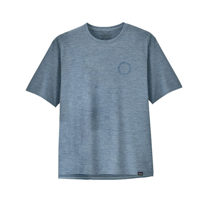 TSHIRT COOL DAILY GRAPHIC Uomo Spoke Stencil Steam Blue