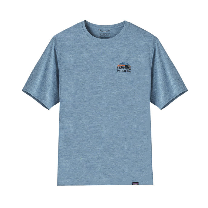 TSHIRT COOL DAILY GRAPHIC Uomo Stencil Steam Blue