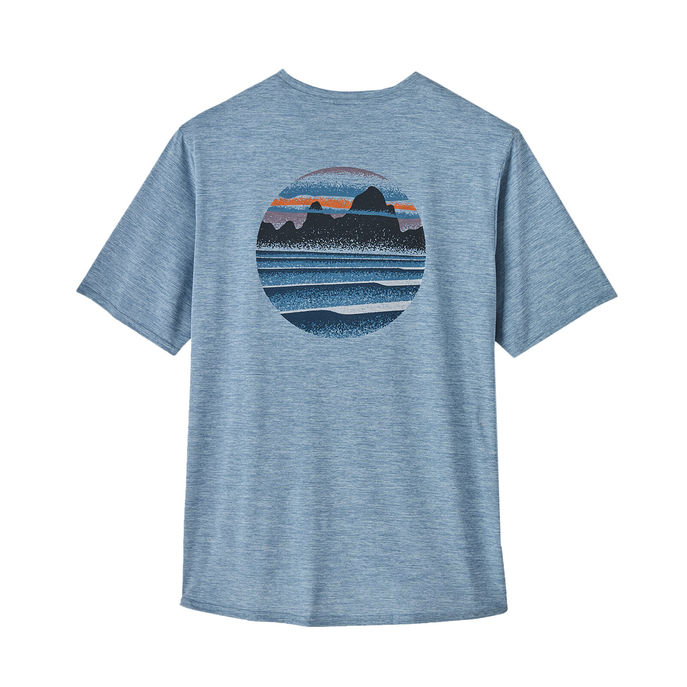 TSHIRT COOL DAILY GRAPHIC Uomo Stencil Steam Blue