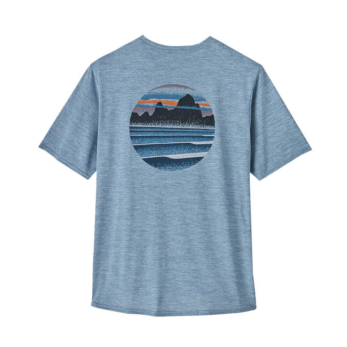 TSHIRT COOL DAILY GRAPHIC Uomo Stencil Steam Blue