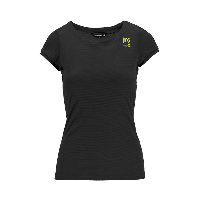 TSHIRT LOMA Donna Nero