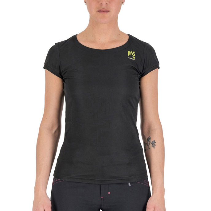 TSHIRT LOMA Donna Nero