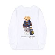 TSHIRT MANICA LUNGA STAMPA TEDDY Bambino Bianco TSHIRT MANICA LUNGA STAMPA TEDDY Bambino Bianco