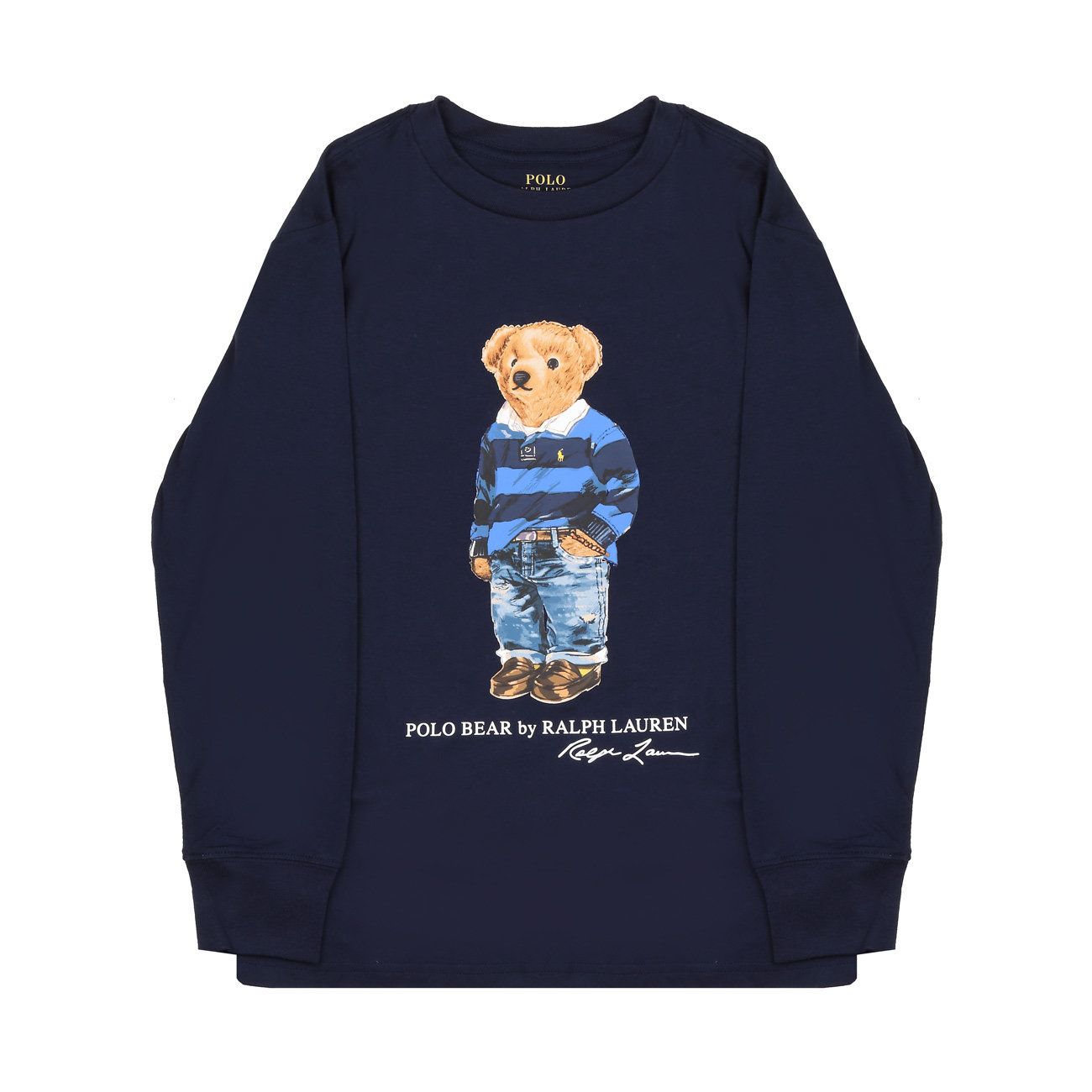 Ralph Lauren Bambina Abbigliamento Top e t-shirt T-shirt Polo Maglietta Polo Bear a maniche lunghe 